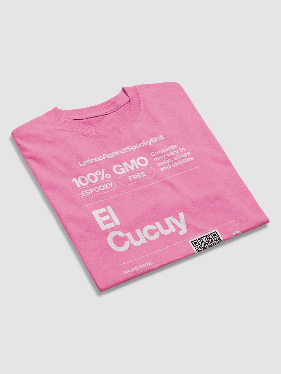 El Cucuy Nutrition Label T-Shirt product image (3)