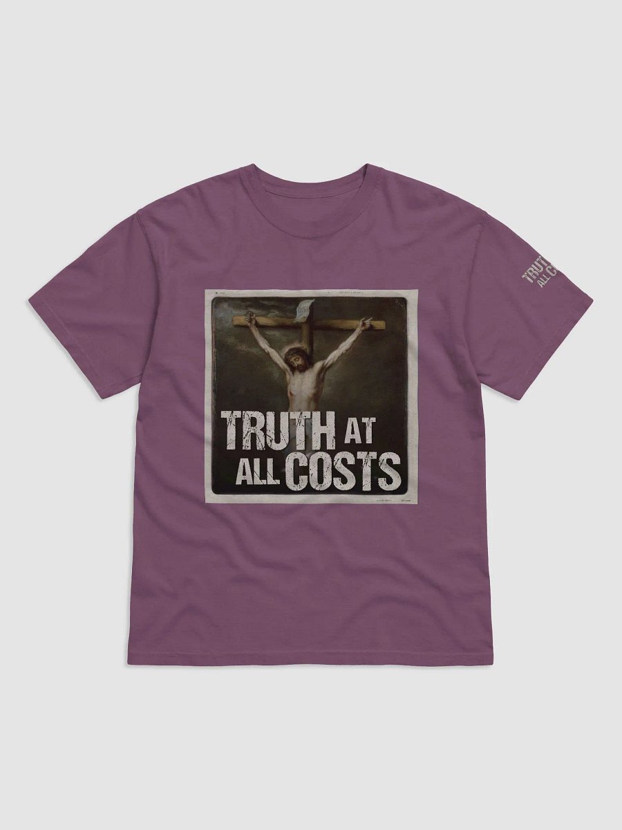 Truth at All Costs Podcast Art heavy t-shirt product image (1)