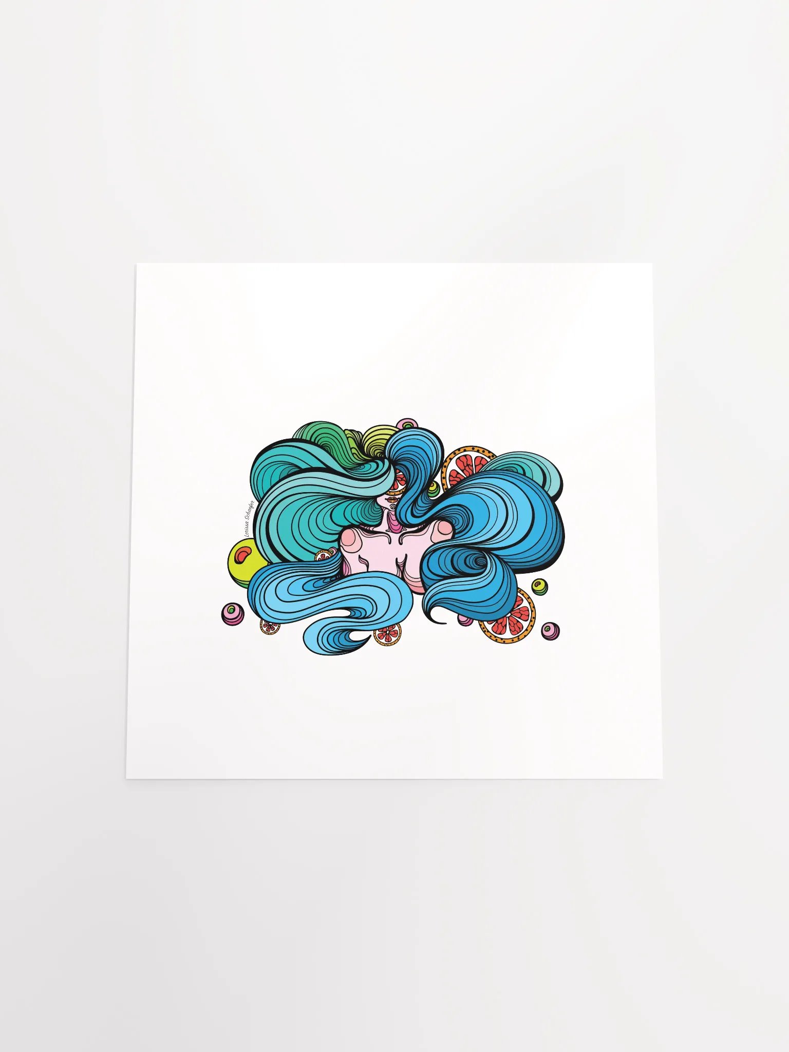 "The Blue Maiden" Print product image (16)