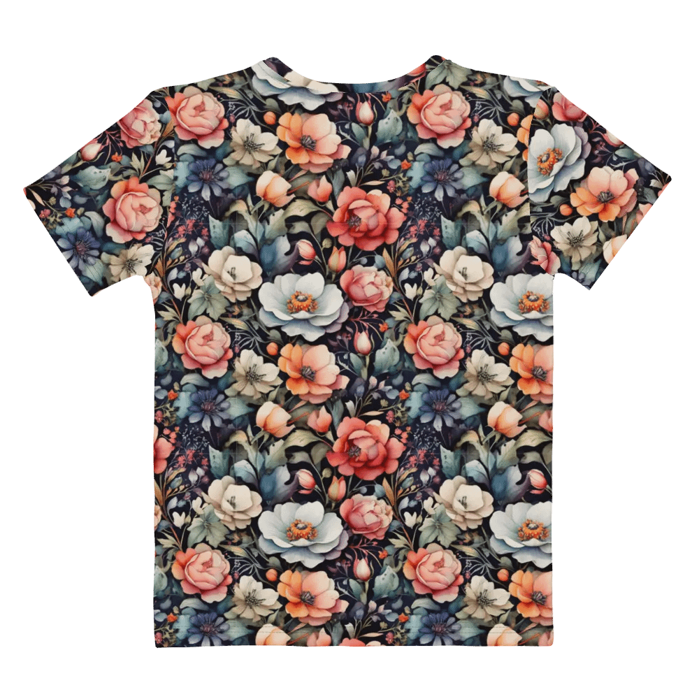 Floral Pattern All Over Print T-shirt product image (9)