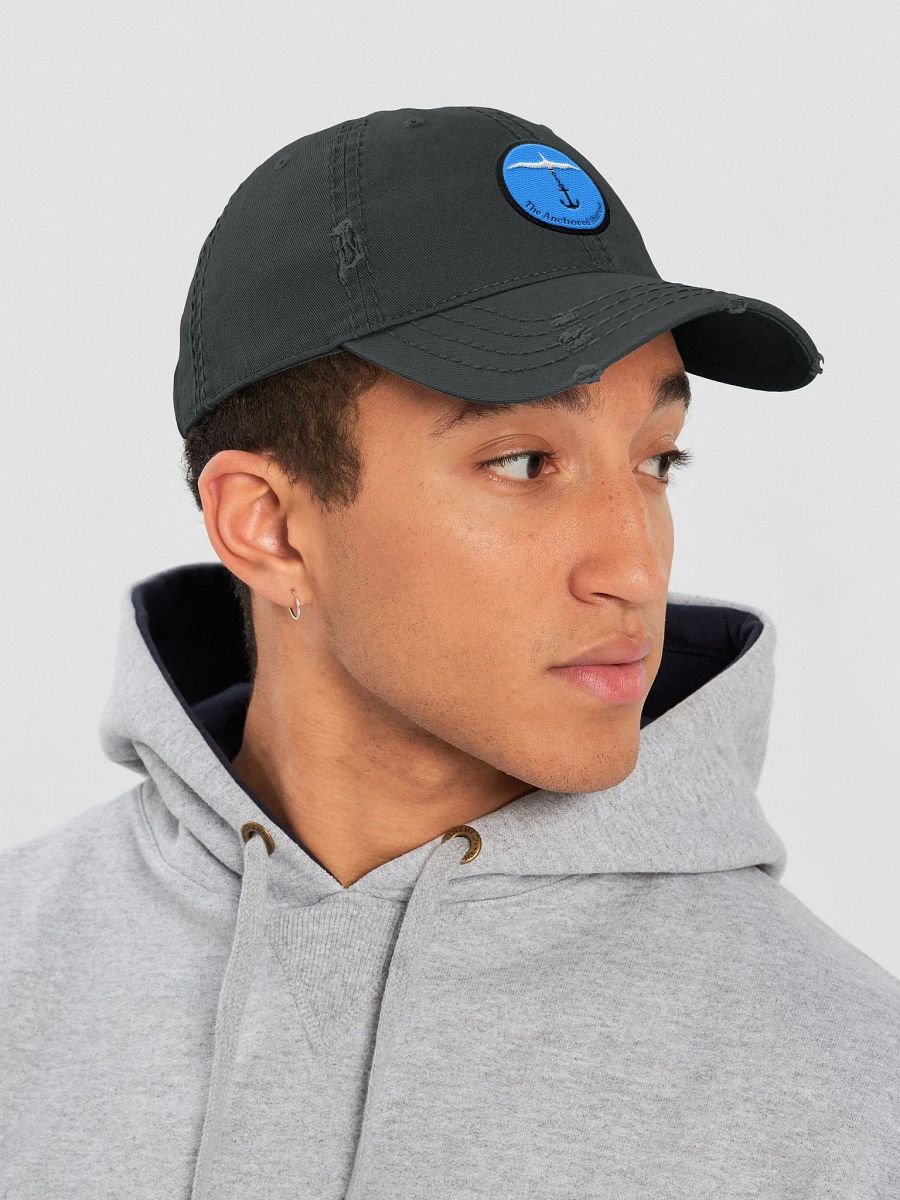 Anchored Albatross Distressed Dad Hat product image (7)