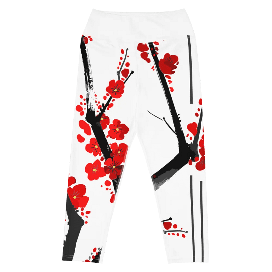 Sakura Blossom Burst - Print Yoga Print Leggings product image (12)