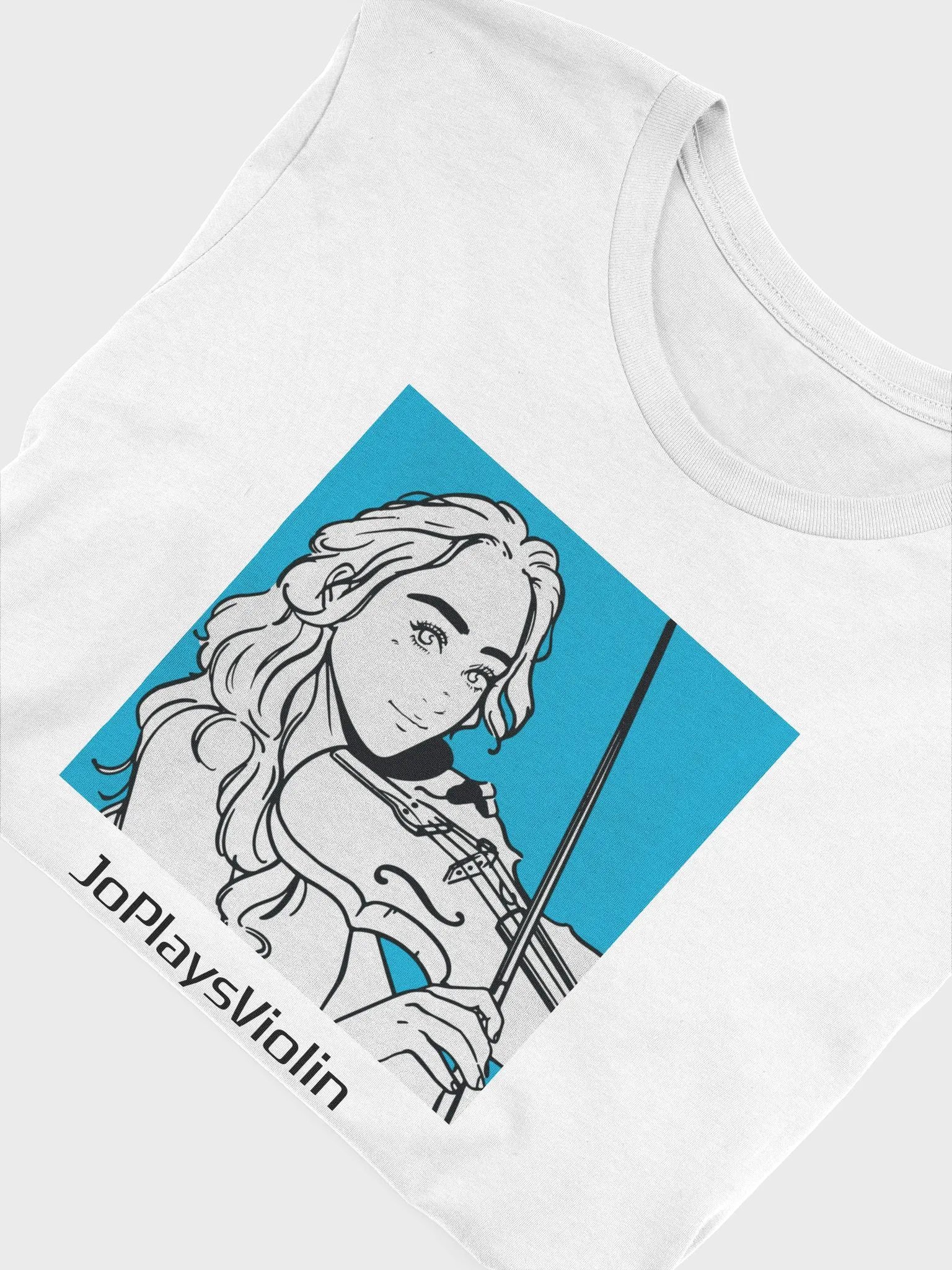 JoPlays Violin Shirt, Black Font product image (15)
