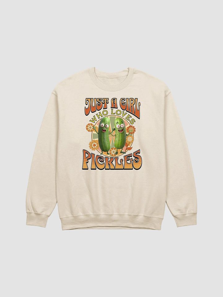 Just A Girl Who Loves Pickles Lover's Animated Crewneck product image (15)