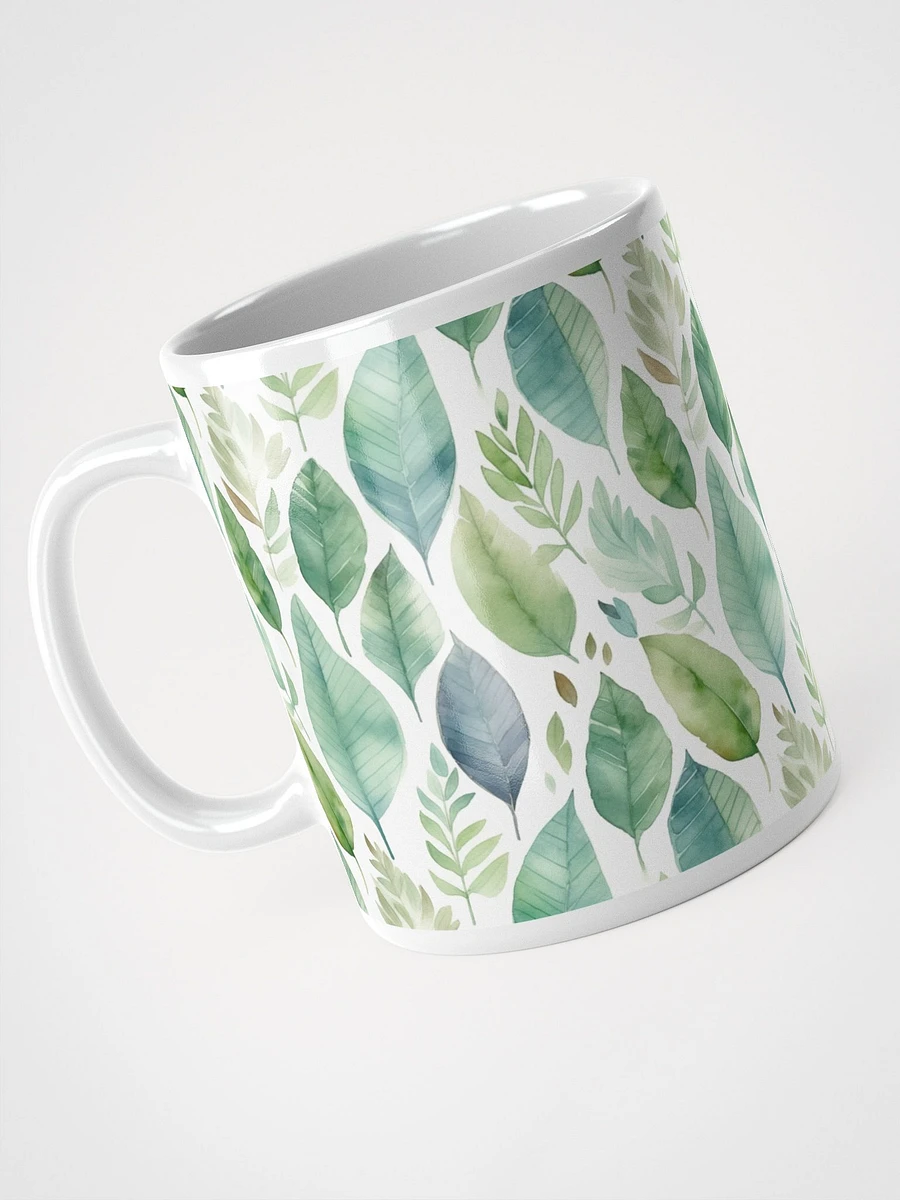 Green leaf mug product image (5)