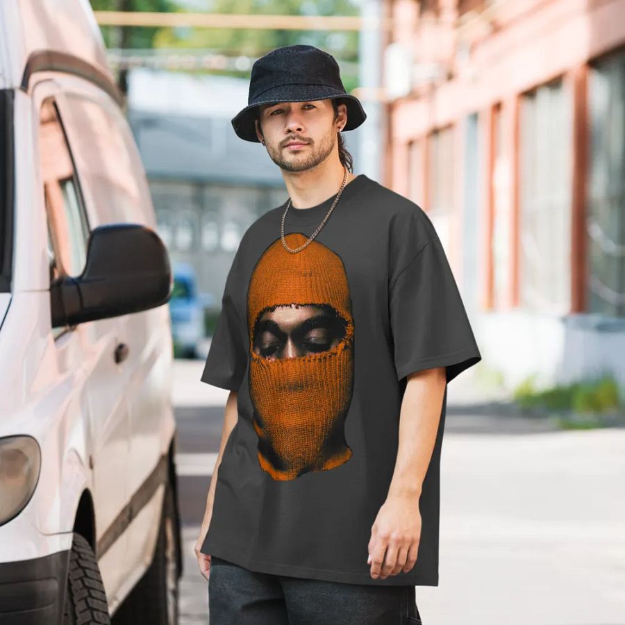 Kanye Yeezus Mask Oversized Shirt product image (6)