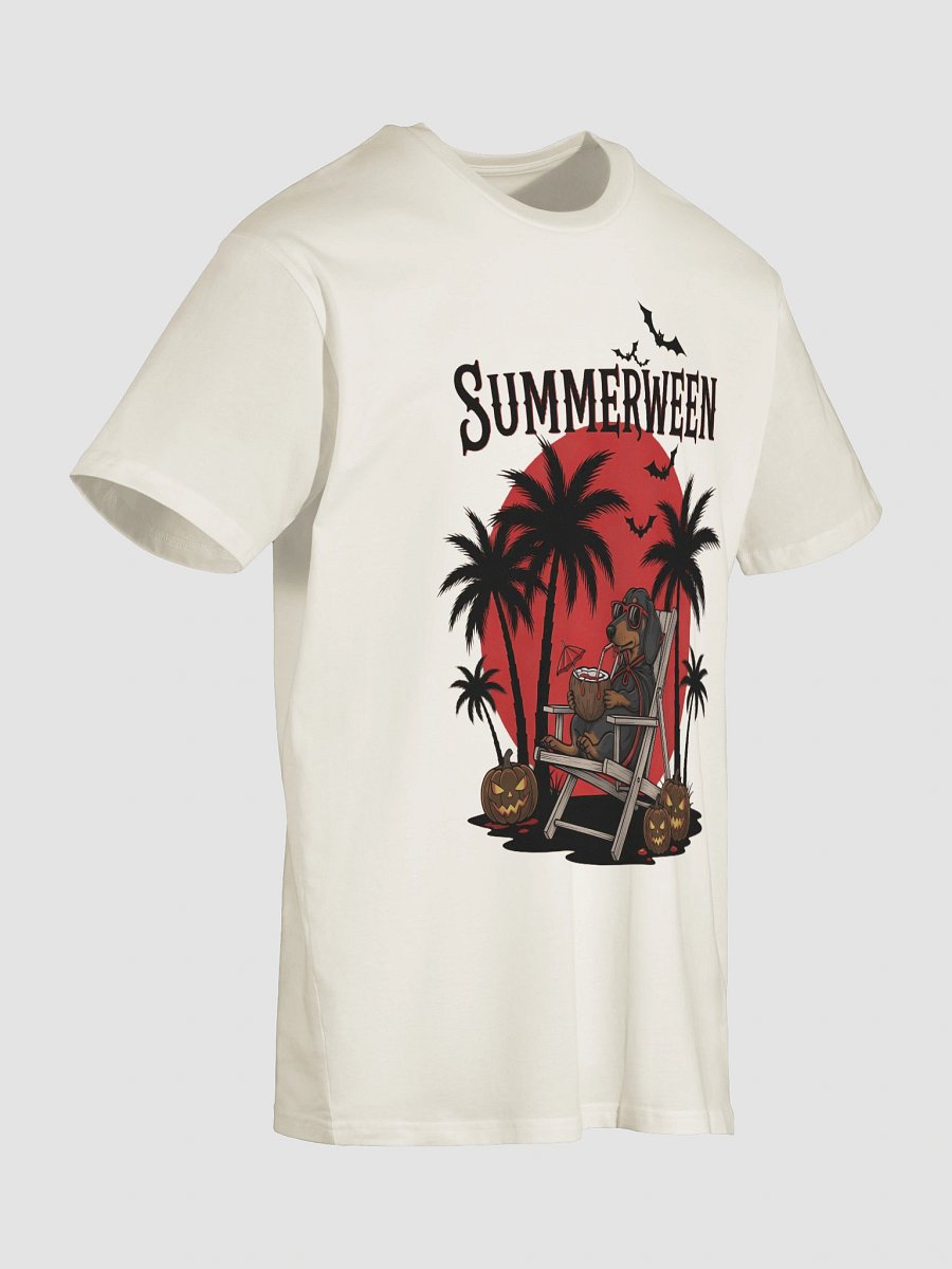 Summerween Vampire Dachshund Unisex T-Shirt product image (18)