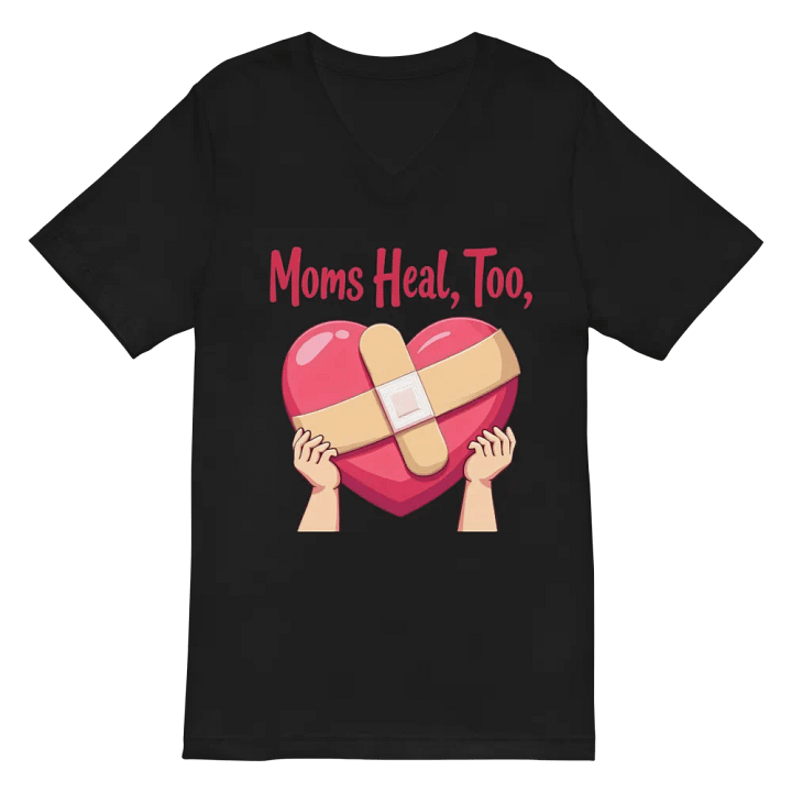 Moms Heal, Too V-Neck Tee product image (3)