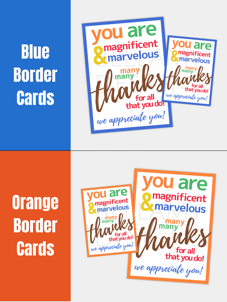 Chocolate Candies Thank You Gift Tags product image (3)