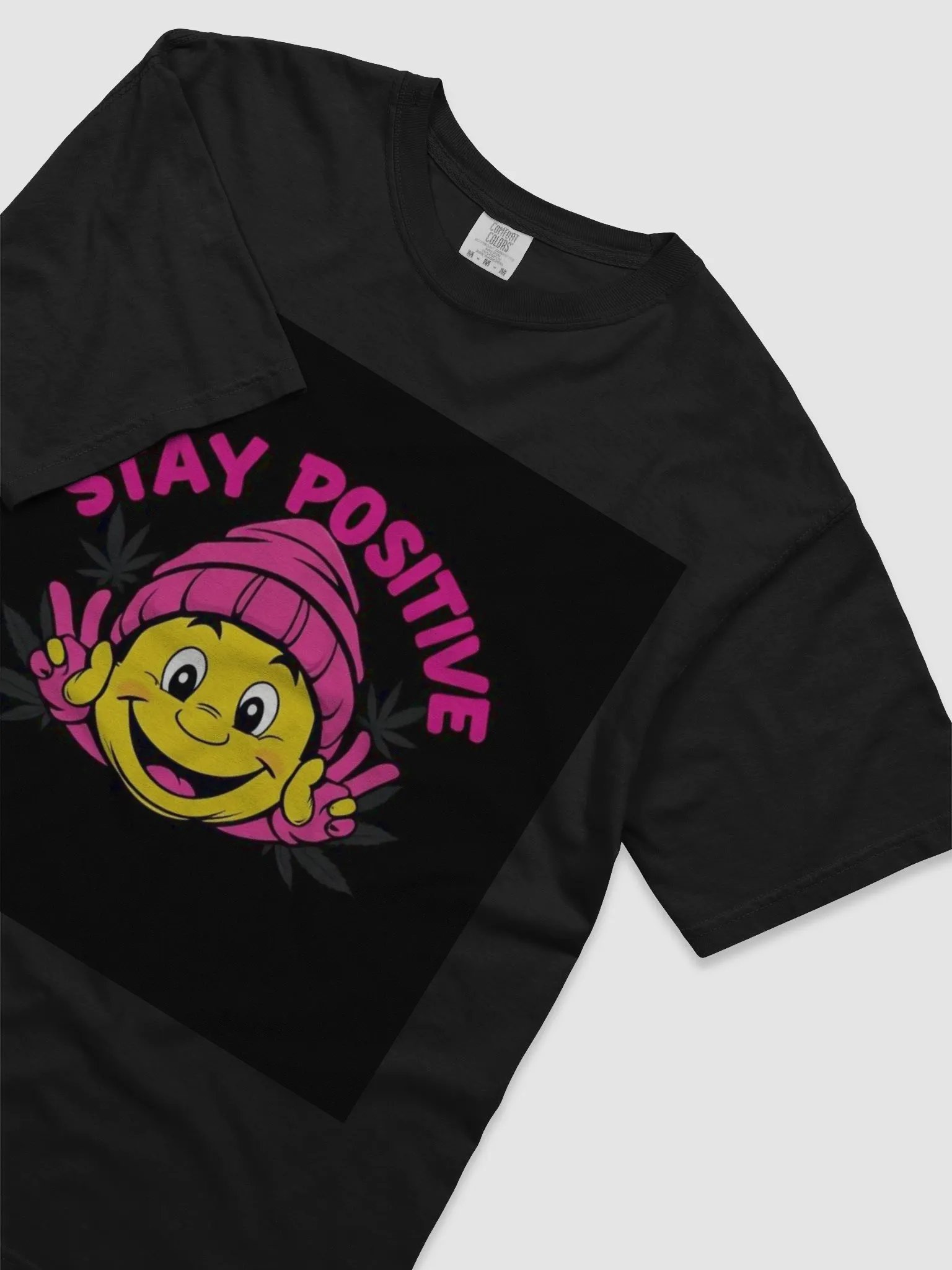 Stay Positive Smiley Face T-Shirt product image (39)