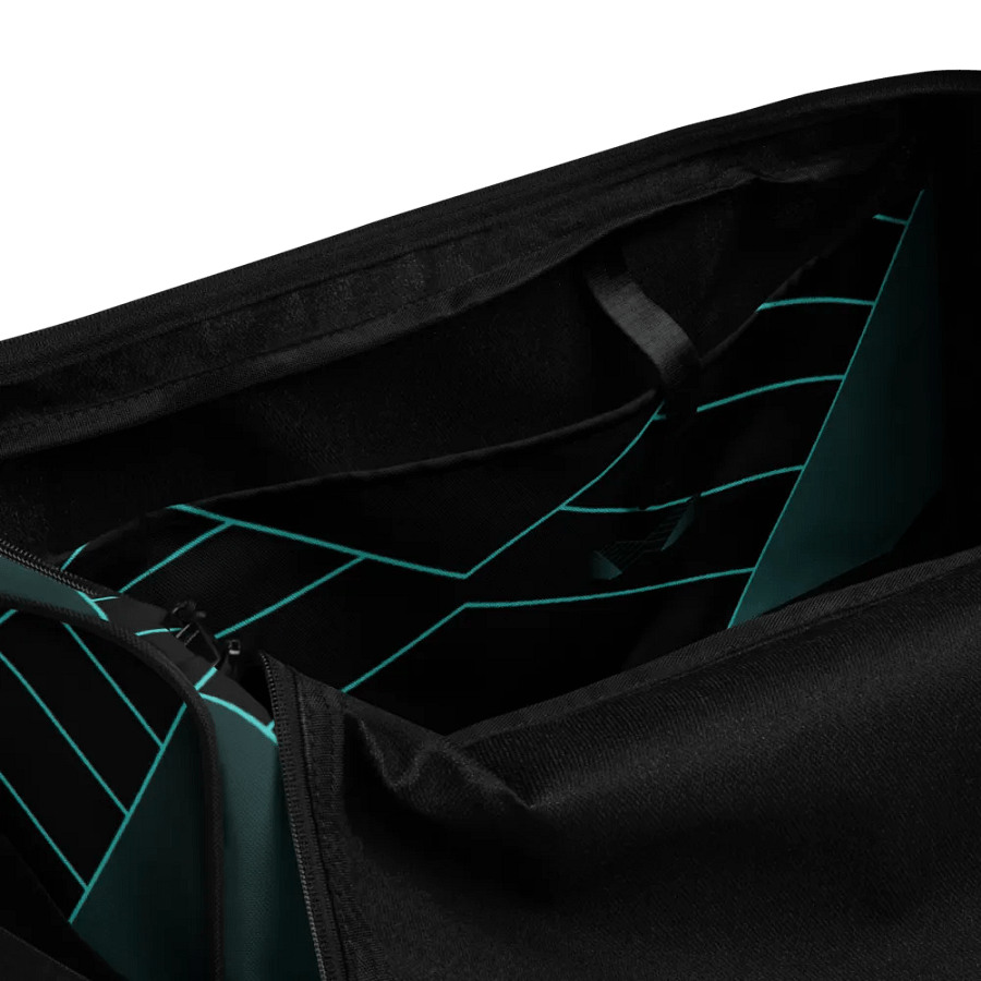 Symmetric Neon Paths Duffle Bag product image (4)