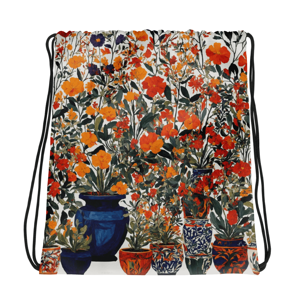 Mexican Jardin Drawstring Backpack product image (1)