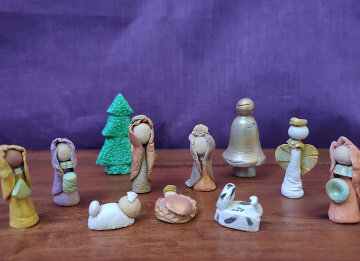 Presépio miniatura, conjunto de 11 peças product image (2)