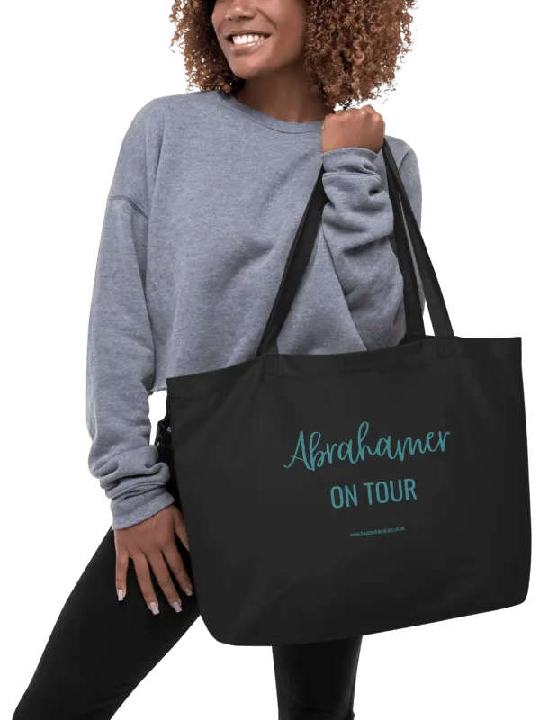 Abrahamer On Tour - Teal Organic Tote Bag product image (1)