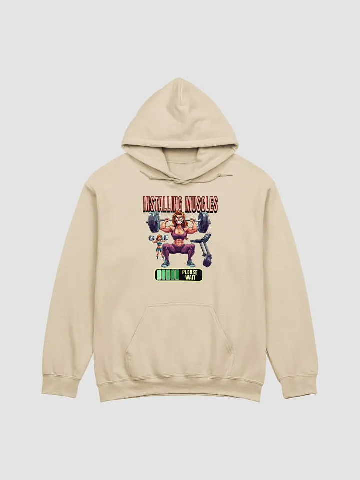 Installing Muscle Weightlifting Female Zone Hoodie product image (19)