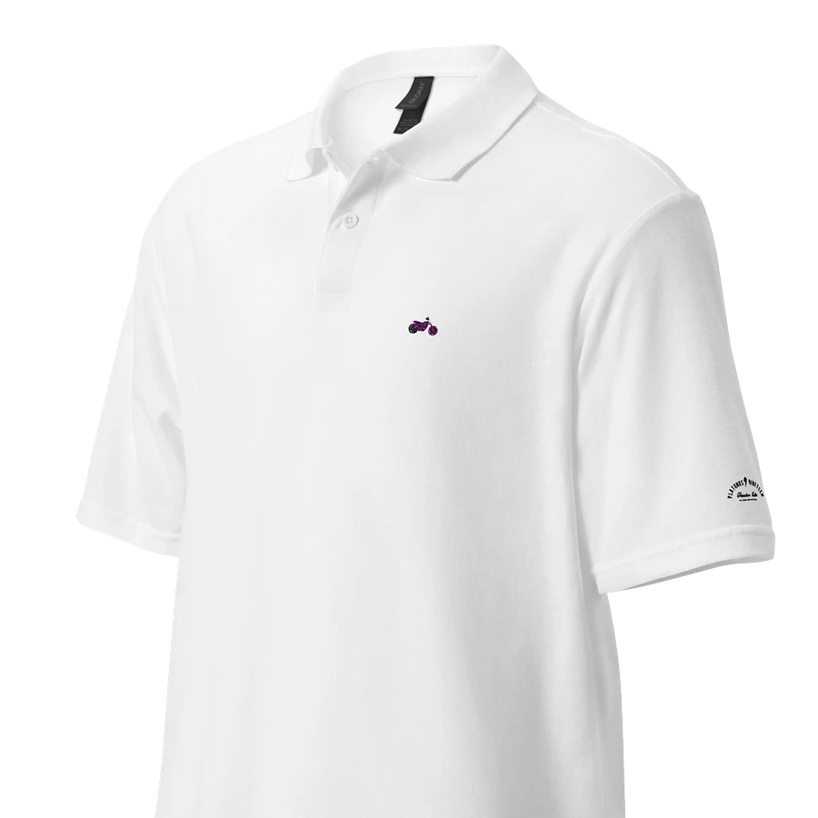 Scrambler Embroidered Unisex Pique Polo Shirt product image (3)