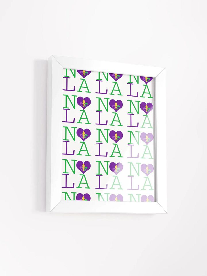 I LOVE NOLA **LEGACY POSTER** (MARDI GRAS INFINITY WALL) product image (52)