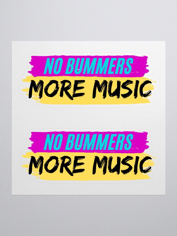 No Bummers Sticker product image (1)