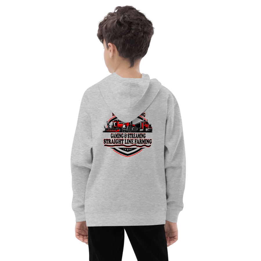 Cotton Heritage Youth Pullover Fleece with reddog farming logo product image (19)