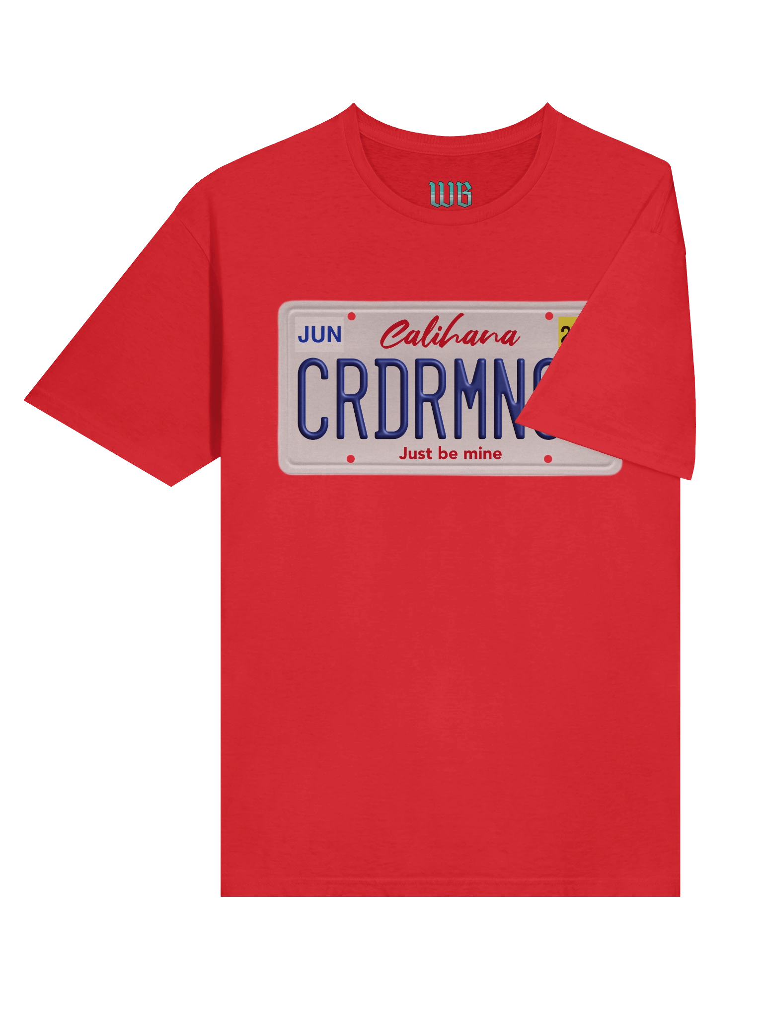 Cardiac Romance Licence Plate T-Shirt product image (34)