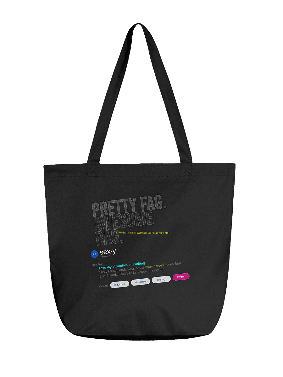 The @nathyn.trees Econscious Eco-Friendly Tote Bag in Black product image (1)