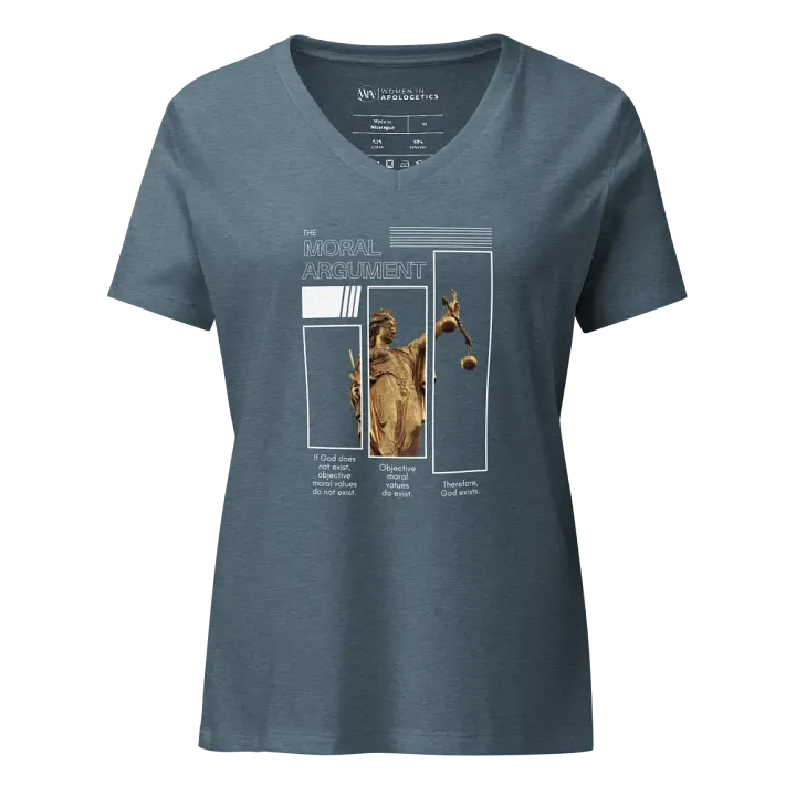 The Moral Argument V-Neck Women’s T-Shirt product image (29)