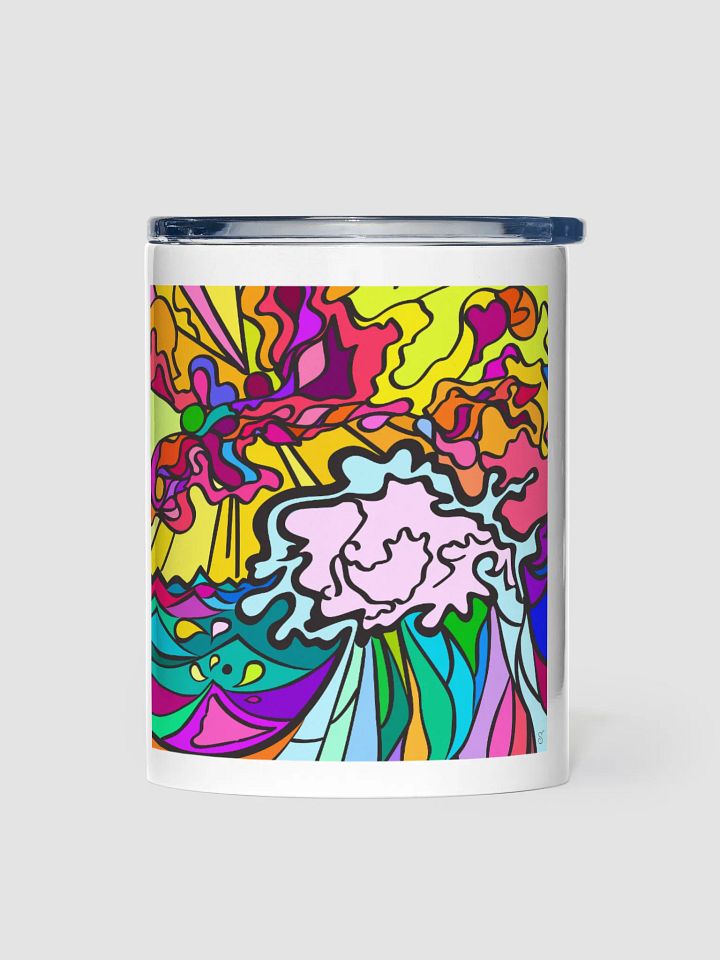 Vibrant Chaos 10oz Tumbler - Wave at Sunset product image (1)