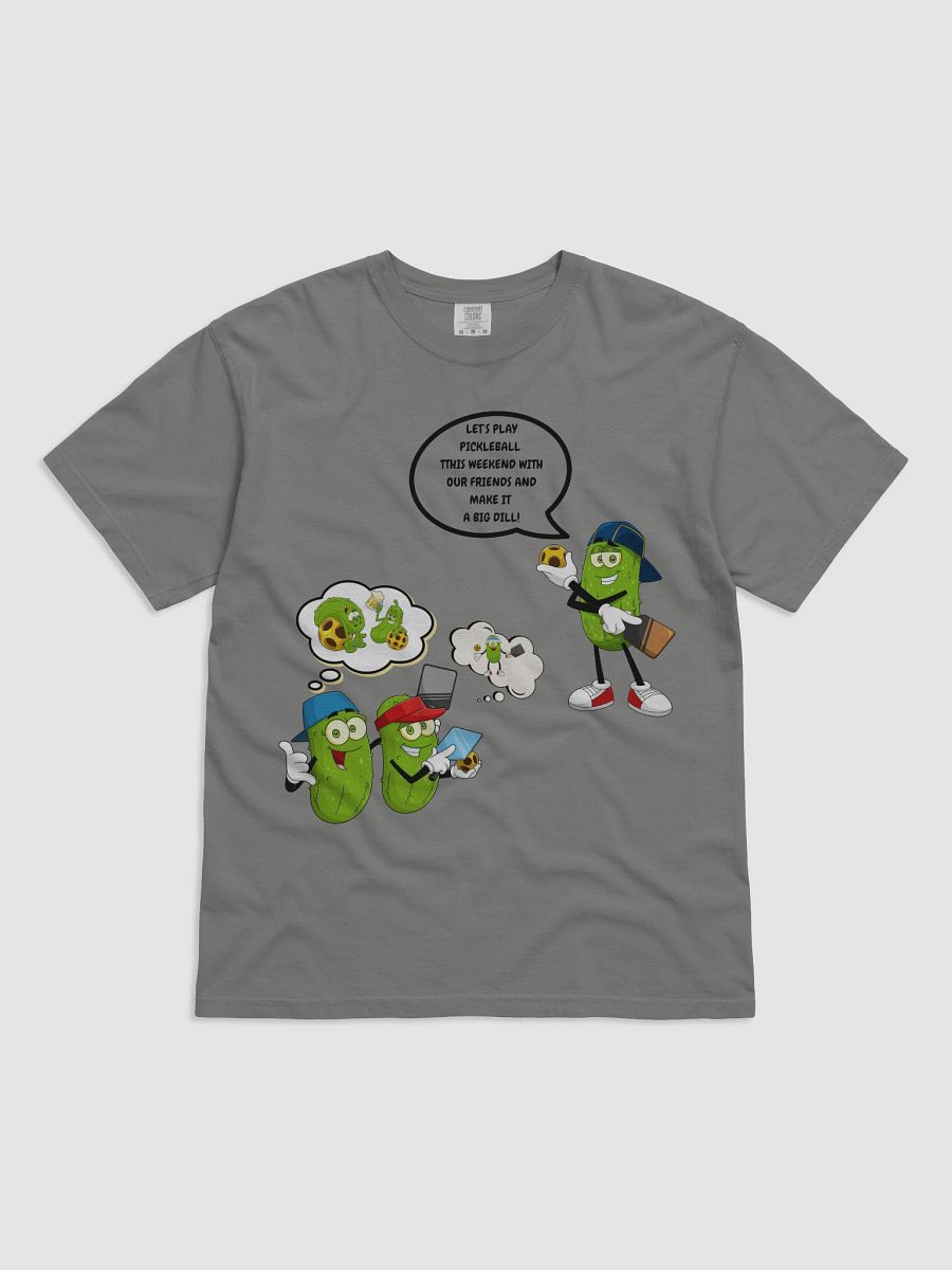 Pickleball Make It A Big Dill Heavy Cotton T-Shirt product image (1)