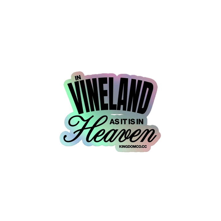 In Vineland As It Is In Heaven Sticker product image (1)