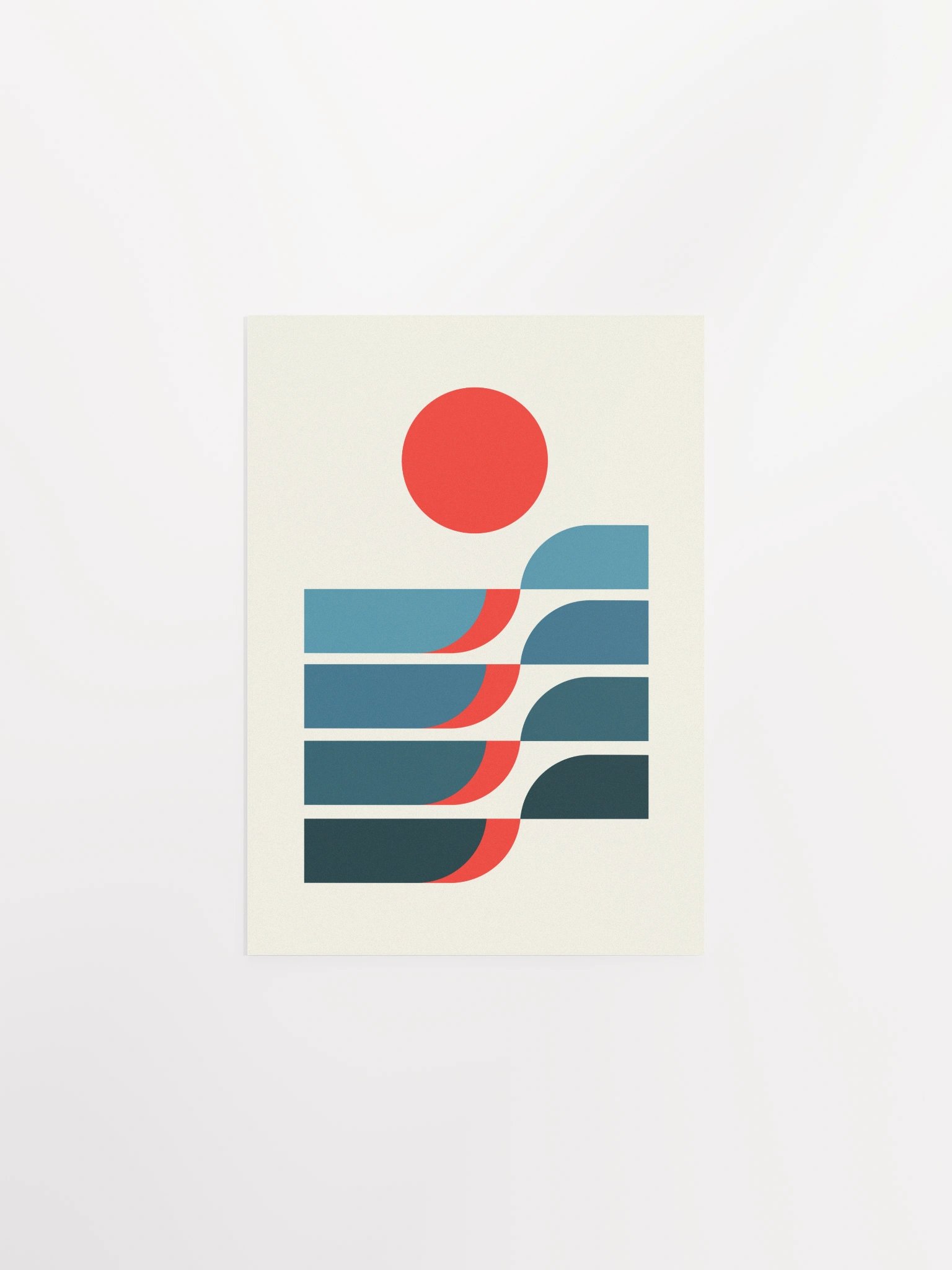 Rolling sea waves Art Print product image (4)