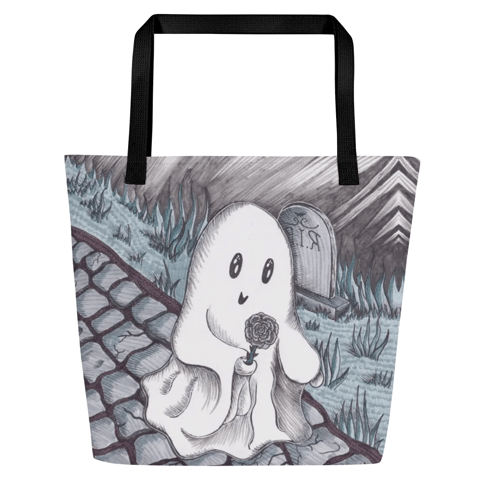 Rose Ghost All-Over Tote Bag product image (3)
