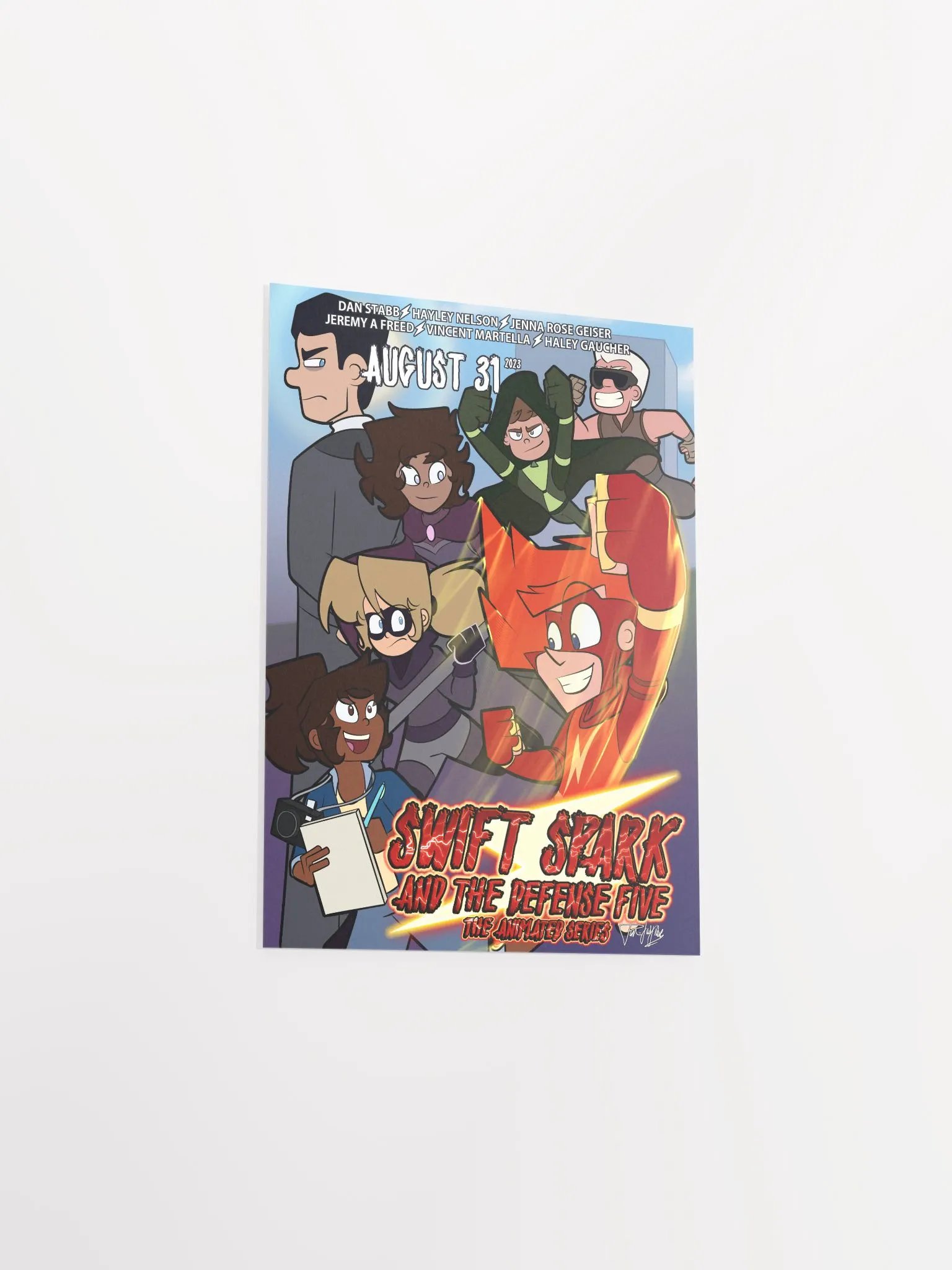 Swift Spark and the Defense Five: Pilot Part One Poster product image (10)