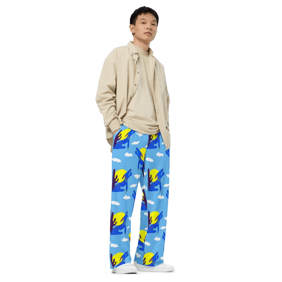 Coyote Pattern Wideleg Pants product image (3)