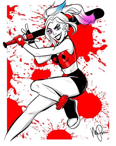 Go steal someone’s HBO password bc the Harley Quinn show freakin rips ❤️💥🖤

#art #digitalart #digitalillustration #illo #illo...