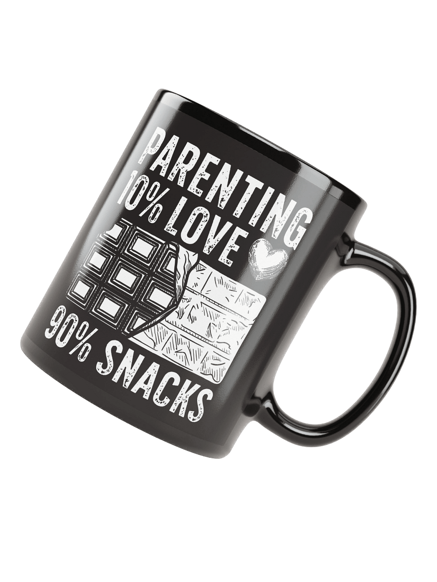 Parenting 10% Love 90% Snacks – Funny Dad Mug product image (8)