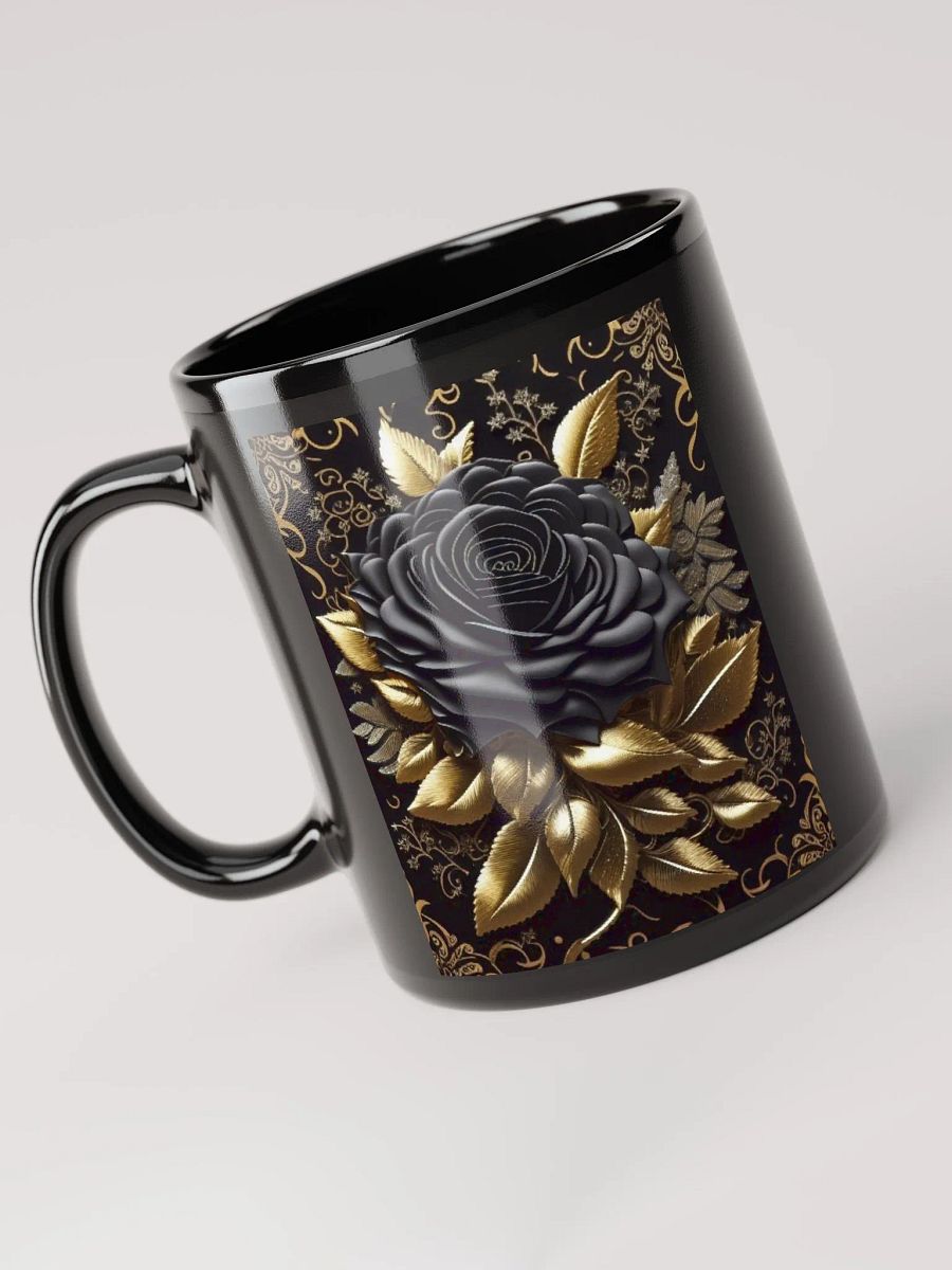 Black and Gold Rose Royalty Mug product image (3)