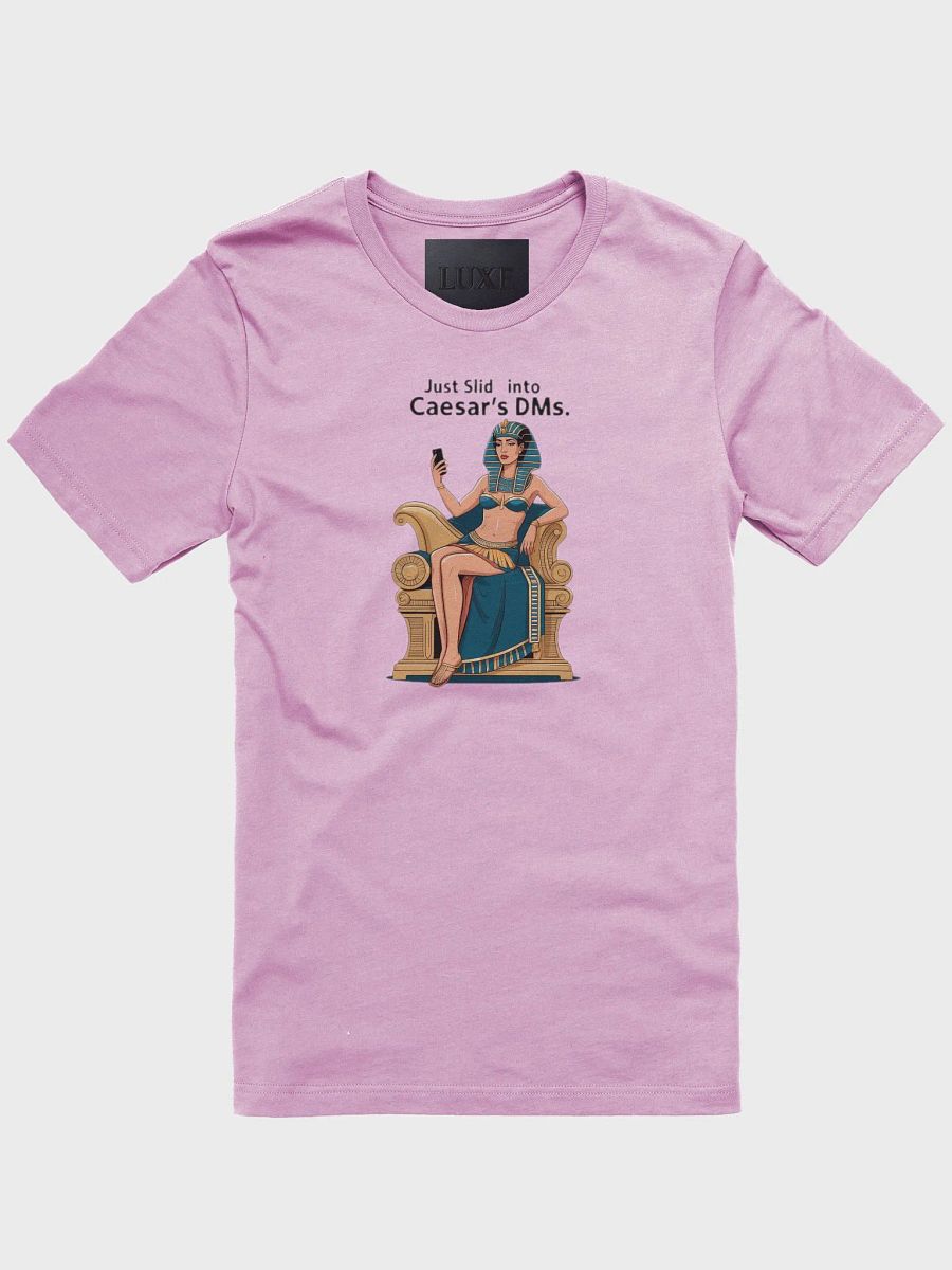 Cleopatra's DMs - funny graphic t-shirt product image (1)