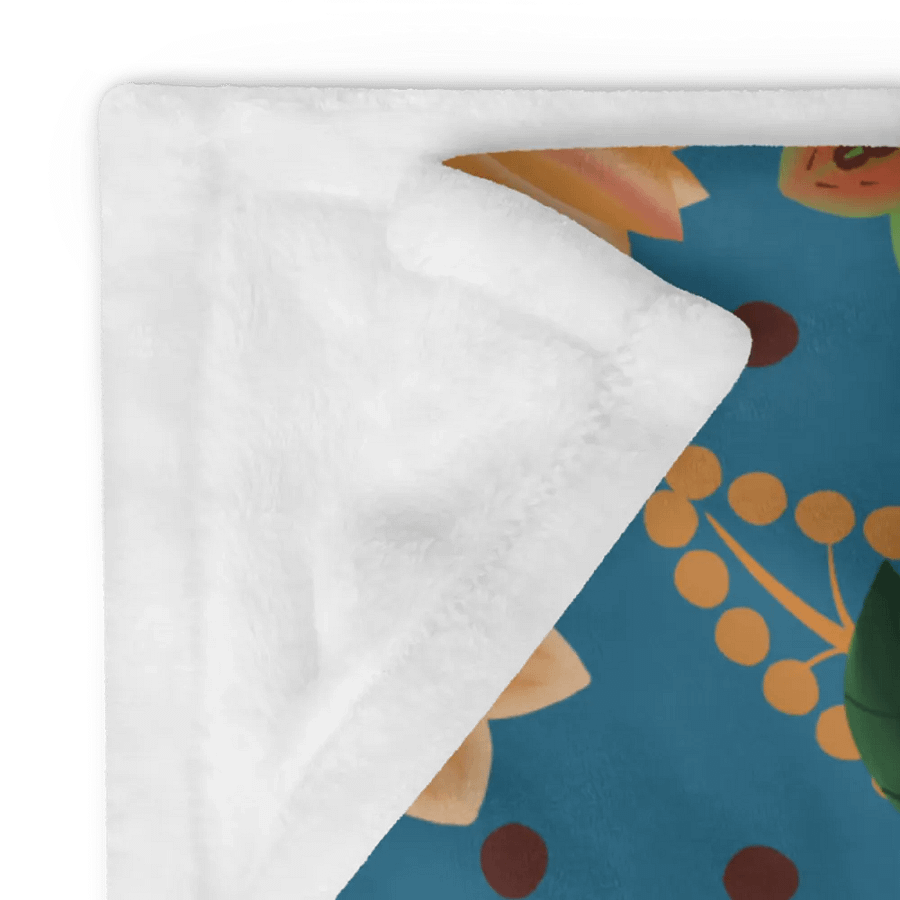 El Yunque Blue Floral Blanket product image (24)