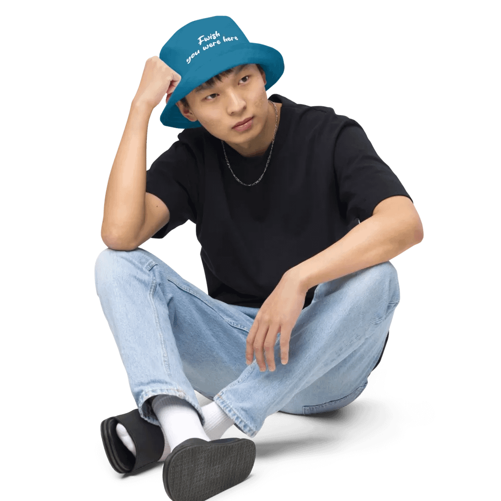 Gone Fwishing - white All over print bucket hat product image (10)