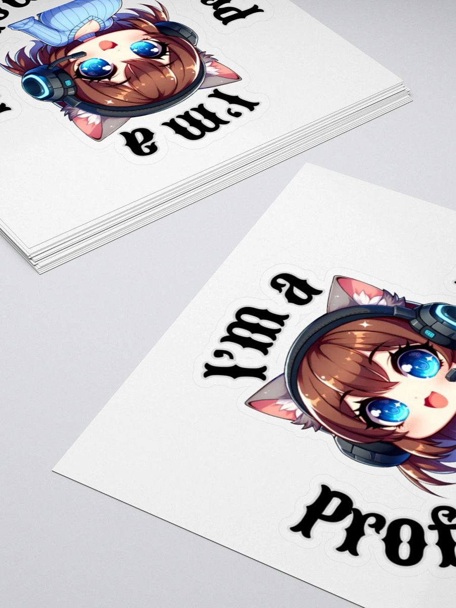 Professional Idiot Kiss-Cut Sticker product image (4)
