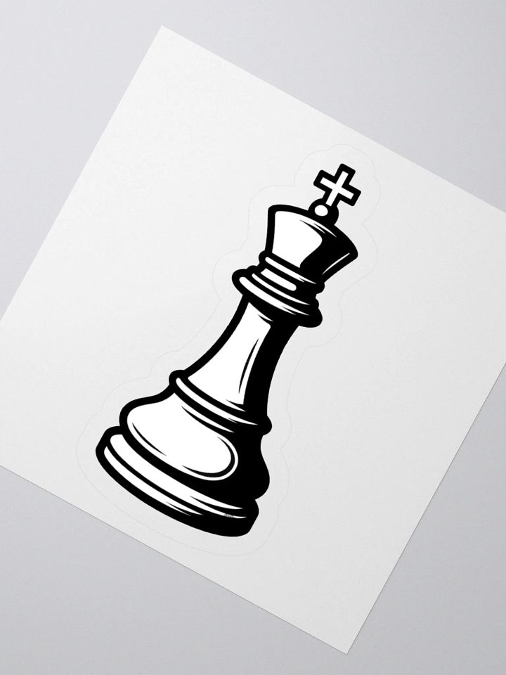 Classic Chess King Sticker product image (6)