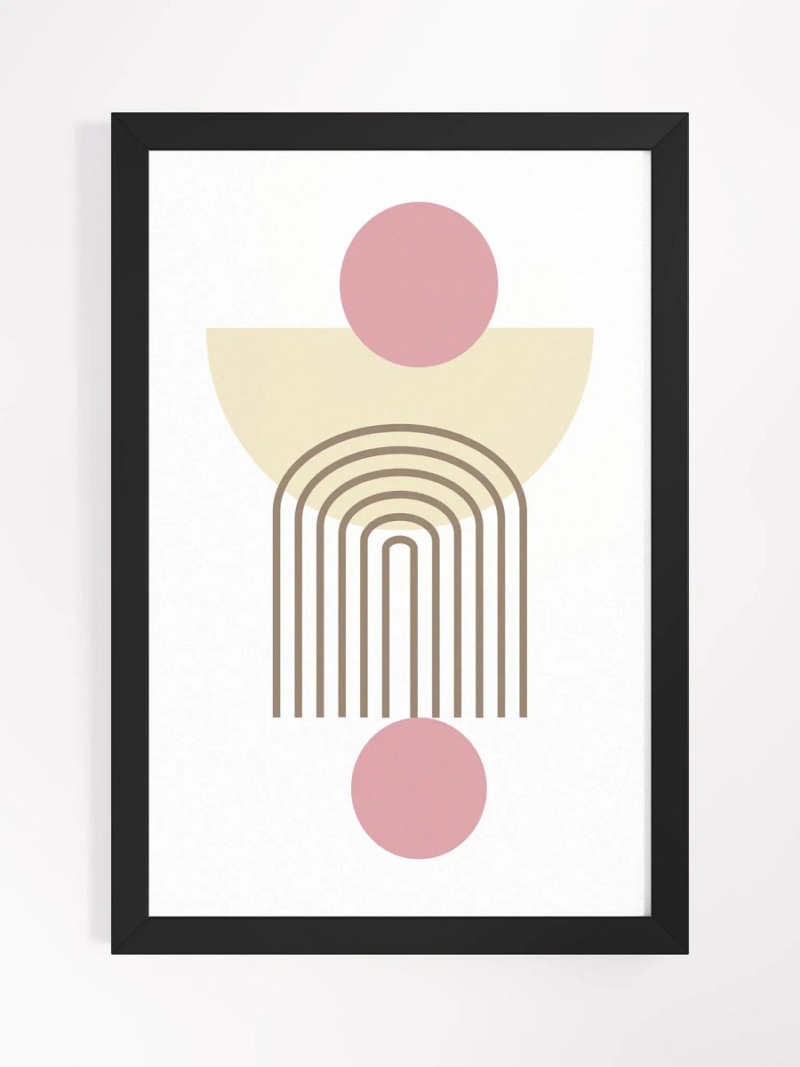 Geometric Harmony Framed Matte Poster product image (5)