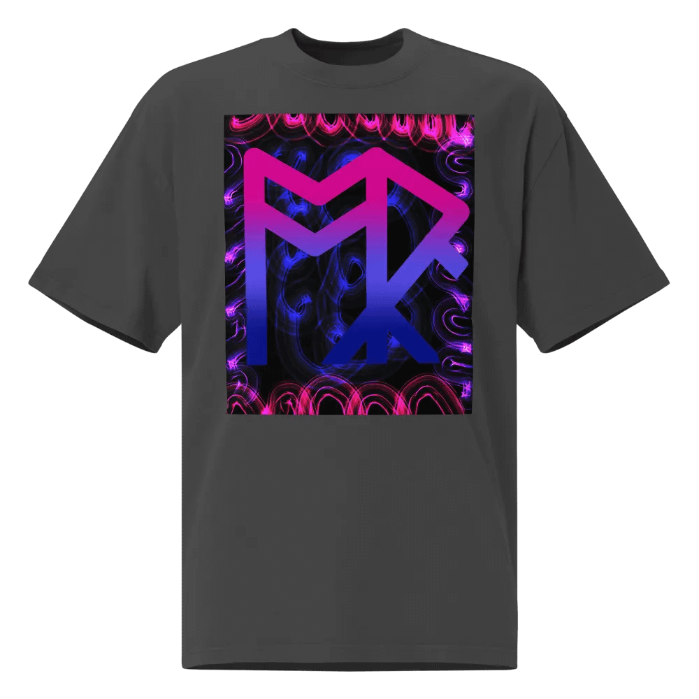 ToRk Rune Oversized Faded T-Shirt (Bisexual Tones) product image (1)