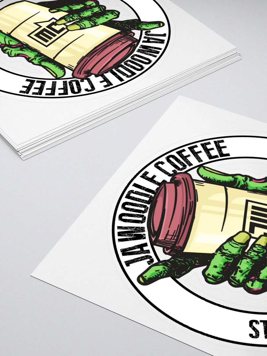 JaWoodle Coffee Full Sticker product image (4)