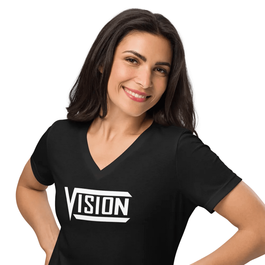 Girl V-Neck Vision Logo product image (10)