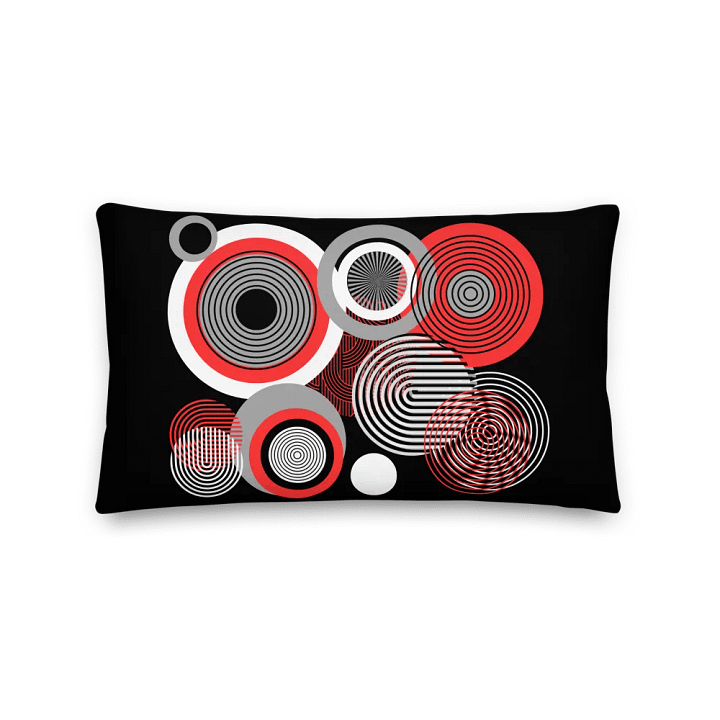 Ethereal Circles Premium Pillow product image (2)