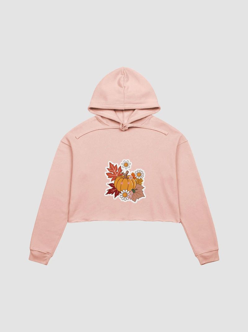Spooky House Halloween Crop Hoodie