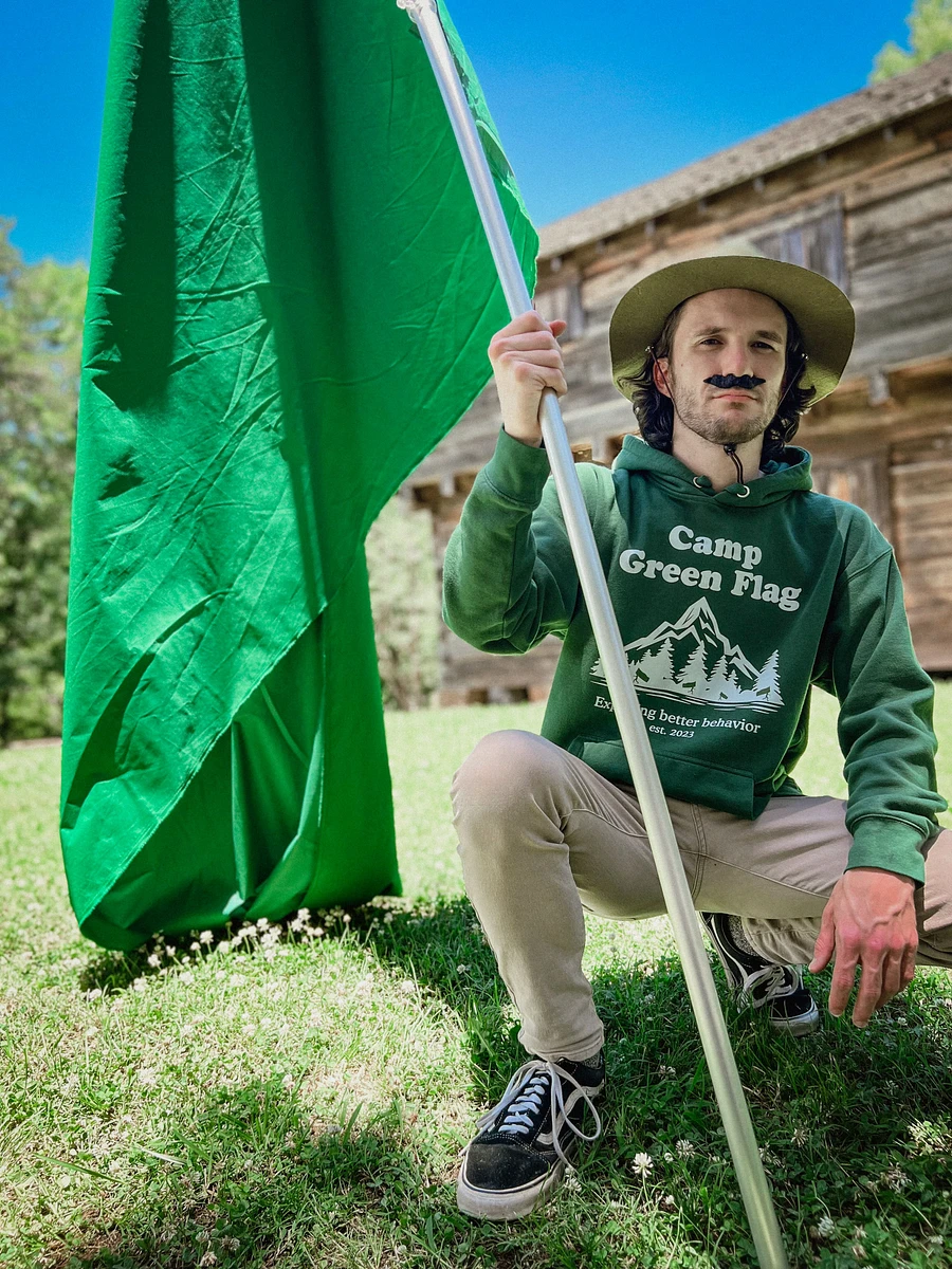 Camp Green Flag Unisex Hoodie product image (3)