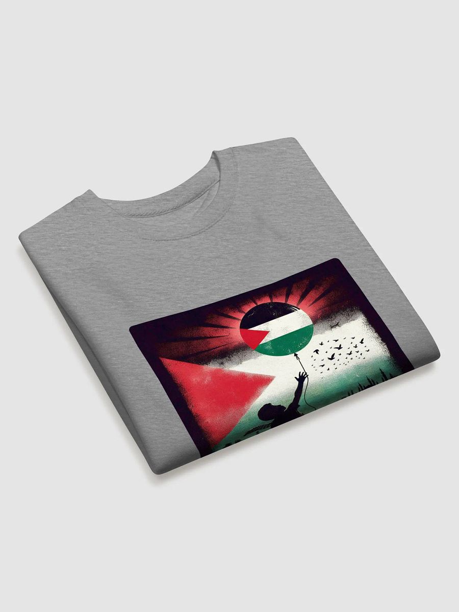 Palestinian Flag Balloon Silhouette Sweatshirt | free palestina product image (11)