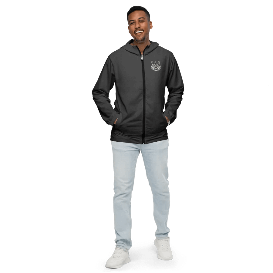 Gray Anchor Windbreaker product image (9)